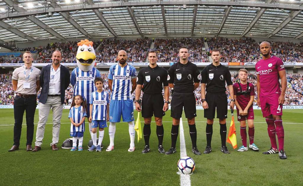 PREMIER LEAGUE MATCHDAY SPONSORSHIP BE A PART OF MATCHDAYS AT THE AMERICAN EXPRESS COMMUNITY STADIUM.