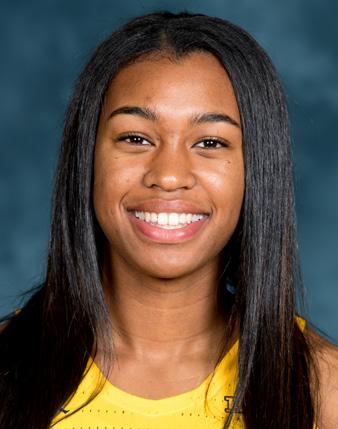 2017-18 WOLVERINES #14 Akienreh Johnson Sophomore Guard Toledo, Ohio Rogers Sophomore (2017-18) Appeared in 21 games off the bench Had nine points and eight rebounds, including a halfcourt buzzer