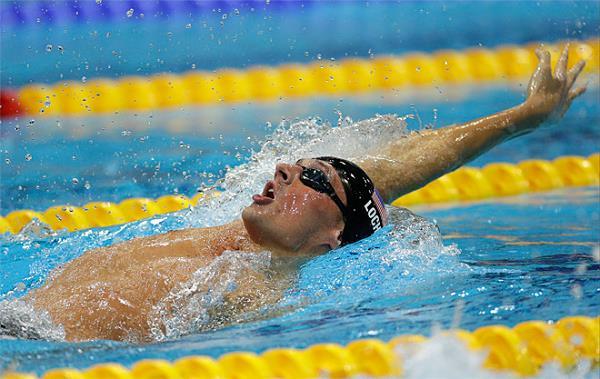 Swimmers are allowed to turn their heads to see where they are heading, but it slows them down. This stroke looks like an inverted front crawl.