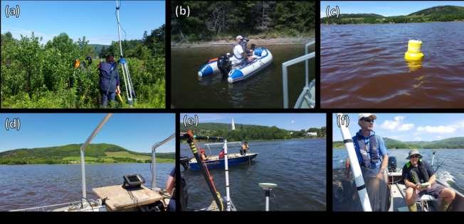 Figure 2.7: Ground truth data collection in Mabou.