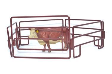 Little Buster Walk Thru Gate Available in red, green, or pink Attaches easily with cattle panels
