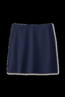 Classic Navy Blue Plaid skirt available ONLY through LANDS END.