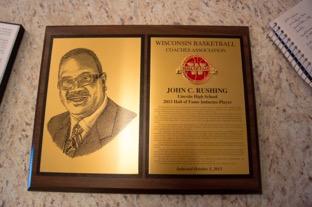 In October 2013 John received another very high honor, one of which he is justifiably proud. He was inducted into the Wisconsin Basketball Coaches Association Hall of Fame.