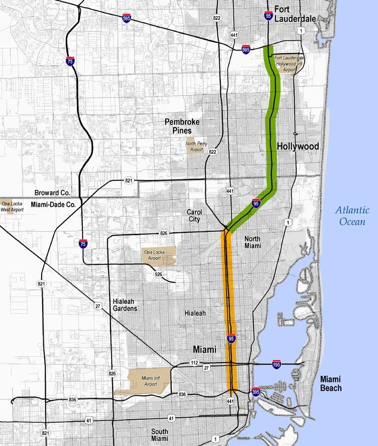 I-95 Express Lanes Project Phase 1-A (Northbound) Opened December