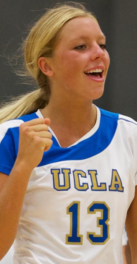 .. defeated pairs from Loyola Marymount three times, USC #4 (March 17) and Nebraska (March 21). Was named All-Pac-12 Honorable Mention after leading the Bruins with 1.36 blocks per set and a.