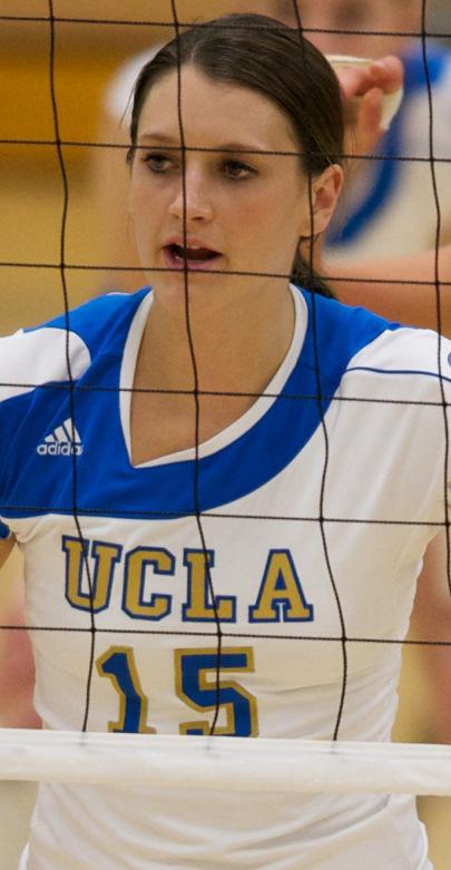 17... had a kill, a block and a dig in one set at California on Oct. 14... started at Washington State on Sept. 28 and had three kills and no errors in fi ve swings with one block.