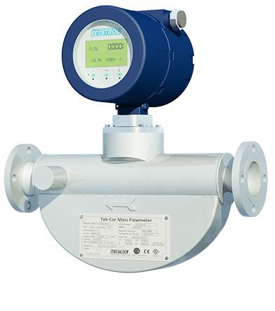 Flow Measurement Tek-Trol s range of flowmeter monitors mass and volumetric flow of liquids, gases and steam with premium accuracy, high stability and robust operation Coriolis Mass Flowmeter -