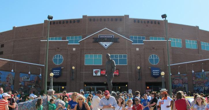 A-Z GUIDE TO CHICKASAW BRICKTOWN BALLPARK ATM There is one ATM in Chickasaw Bricktown Ballpark, located inside the Johnny Bench Gate behind home plate and section 110, directly across from the Ticket