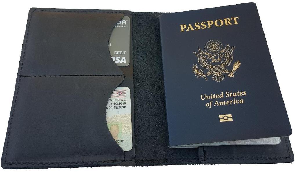 With room for 12 cards, your passport, and cash tucked