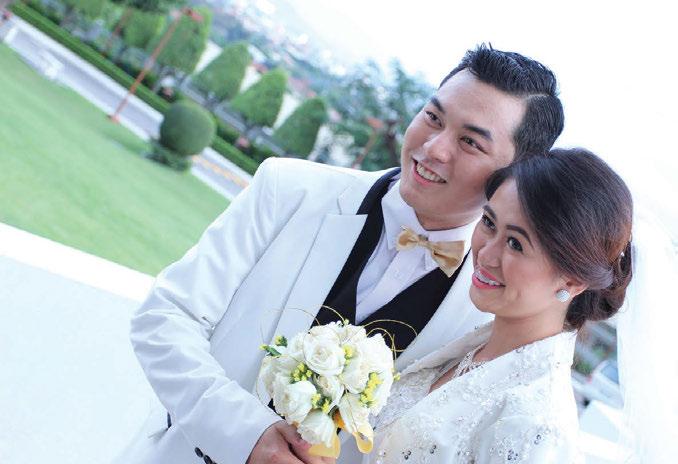 LITRATO KUHA NI NOEL MAGLAQUE Ammon and Cielo had the best Valentine date when they got married at the Manila Temple last February 14.