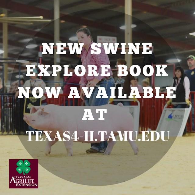 Check Out The New Swine Explore Book If you are new to showing hogs and want to learn a little more about them, check out the Swine Explore Book, a