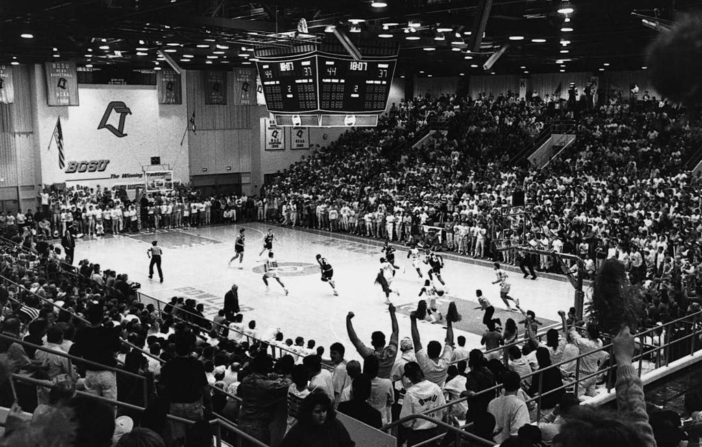 ANDERSON ARENA: THE HOUSE THAT ROARS Built in 1960, Anderson Arena named after Hall of Fame coach Harold Andy Anderson is a unique building that offers the Falcons a distinct homecourt advantage.