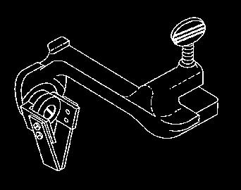 (Gauge Arm Support) BB06163B Measuring Arm Lock Stud