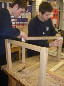 There is a wide range of items being made, some being skilful and complex, some