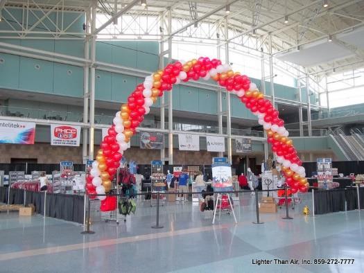 00 (For outdoors, on heavy bases) Balloon Arches: Helium