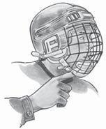 F I TTING The facial shield or cage must be compatible with the helmet. Not all masks fit every helmet.