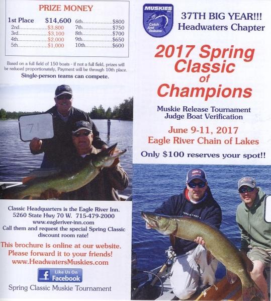 37th Annual Spring Classic Musky Tournament 6 Now, I can see the fish even if I can not catch them.