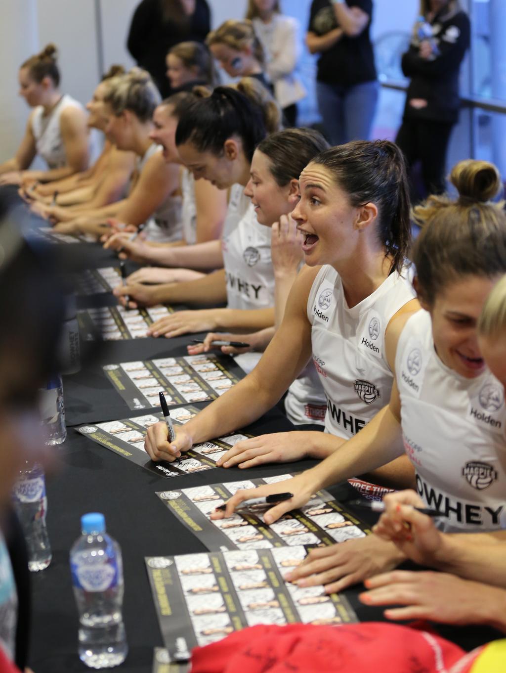 NETBALL Players package - ELITE PLAYER- $2500 / KEY PLAYER - $2050 FUTURE PLAYER- $1650 / TRAINING PARTNER - $1250 2 x General Admission Home game Magpies Netball memberships 2017 Official