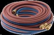 TWIN HOSE OXYGEN / ACETYLENE 5 mm HOSE SETS Tesuco has a range of hose sets available for oxygen / acetylene applications.