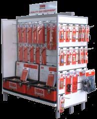 GAS EQUIPMENT DISPLAY STAND The Tesuco Gas Equipment Display Stand has been designed to hold all of the gas equipment that you need, to ensure timely supply of the majority of your customers gas
