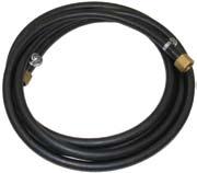 SINGLE HOSE INERT GAS 5mm HOSE SET Tesuco provides a hose set for inert gas. They are manufactured to AS 1335 including the strength tests for the end fittings.