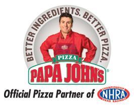 Papa John s Pizza joins NHRA after DSR introduction Papa John s International, Inc.