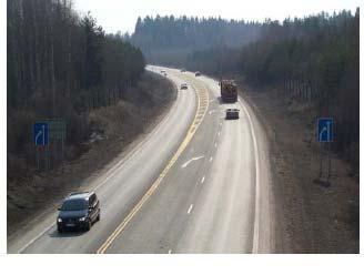 transition in Finland Roadway