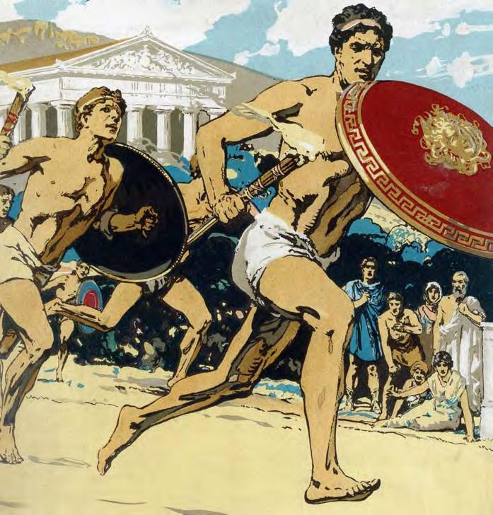 These were the Olympic, Pythian, Isthmian and Nemean Games and they were collectively