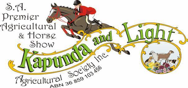 161 st Kapunda & light Agricultural Show 3 Days of Horses in Action show Programme Friday 26 th, Saturday 27 th & Sunday 28 th October 2018 Kapunda Harness Racing Complex, Hancock Road, Gates Open