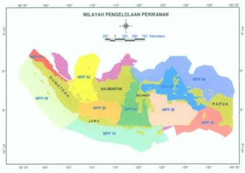 FISHERIES MANAGEMENT ARRANGEMENTS For fisheries management purpose, Indonesian waters is divided into eleven Fisheries Management Areas (FMA) that are Malacca Strait, South China Sea, Java Sea,