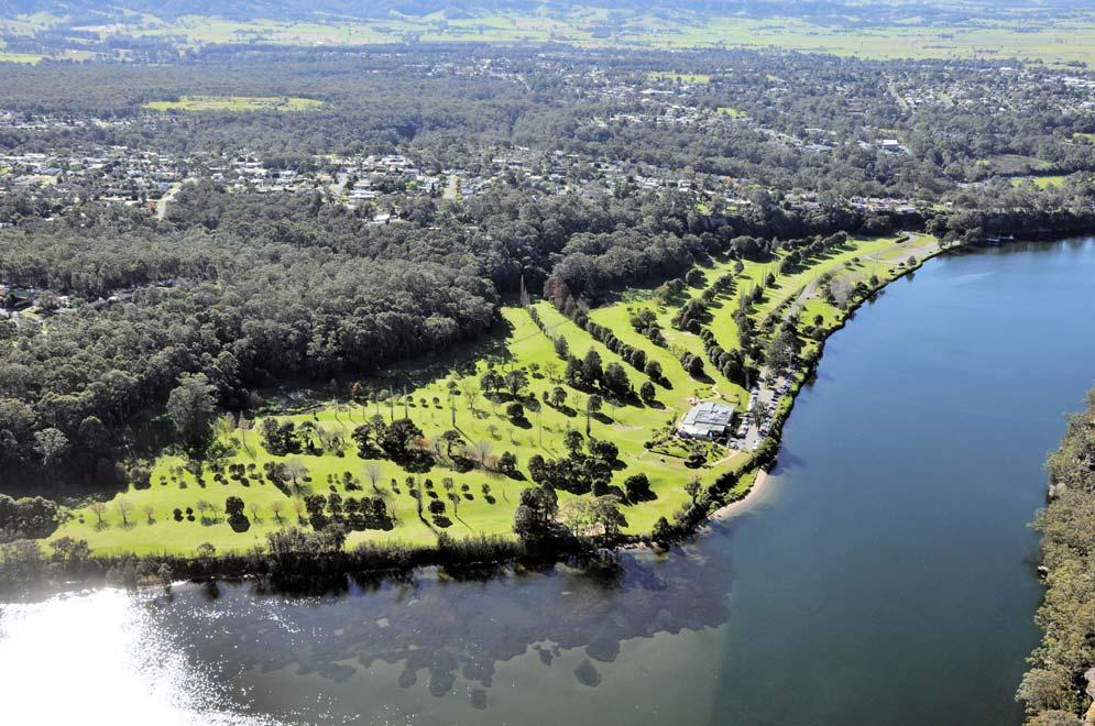 THE NOWRA GOLF COURSE Nowra Golf Club nestling on the banks of the beautiful Shoalhaven River, although not long,