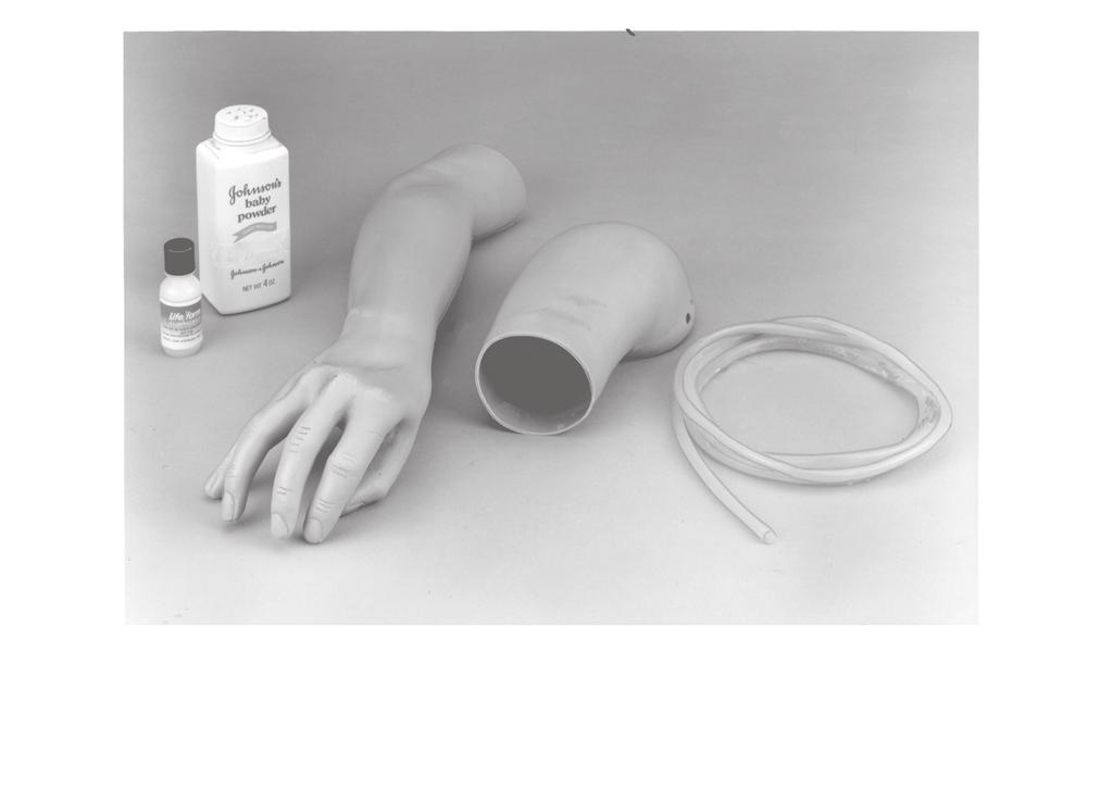 INJECTABLE TRAINING ARM INSTRUCTIONS FOR INSTALLING LF03215U REPLACEMENT SKIN ON IV ARM