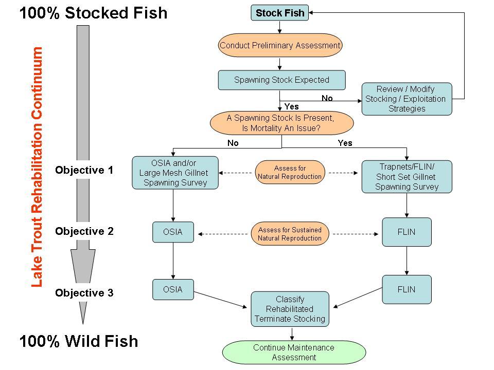 Figure 5. Decision tree for UGLMU lake trout assessment projects.