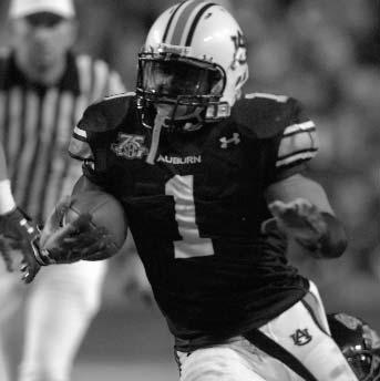 2006 Second on the team with 104 carries for 510 yards... Led Auburn with nine rushing touchdowns... Tied for fifth in the SEC with 5.0 points scored per game (non-kickers).