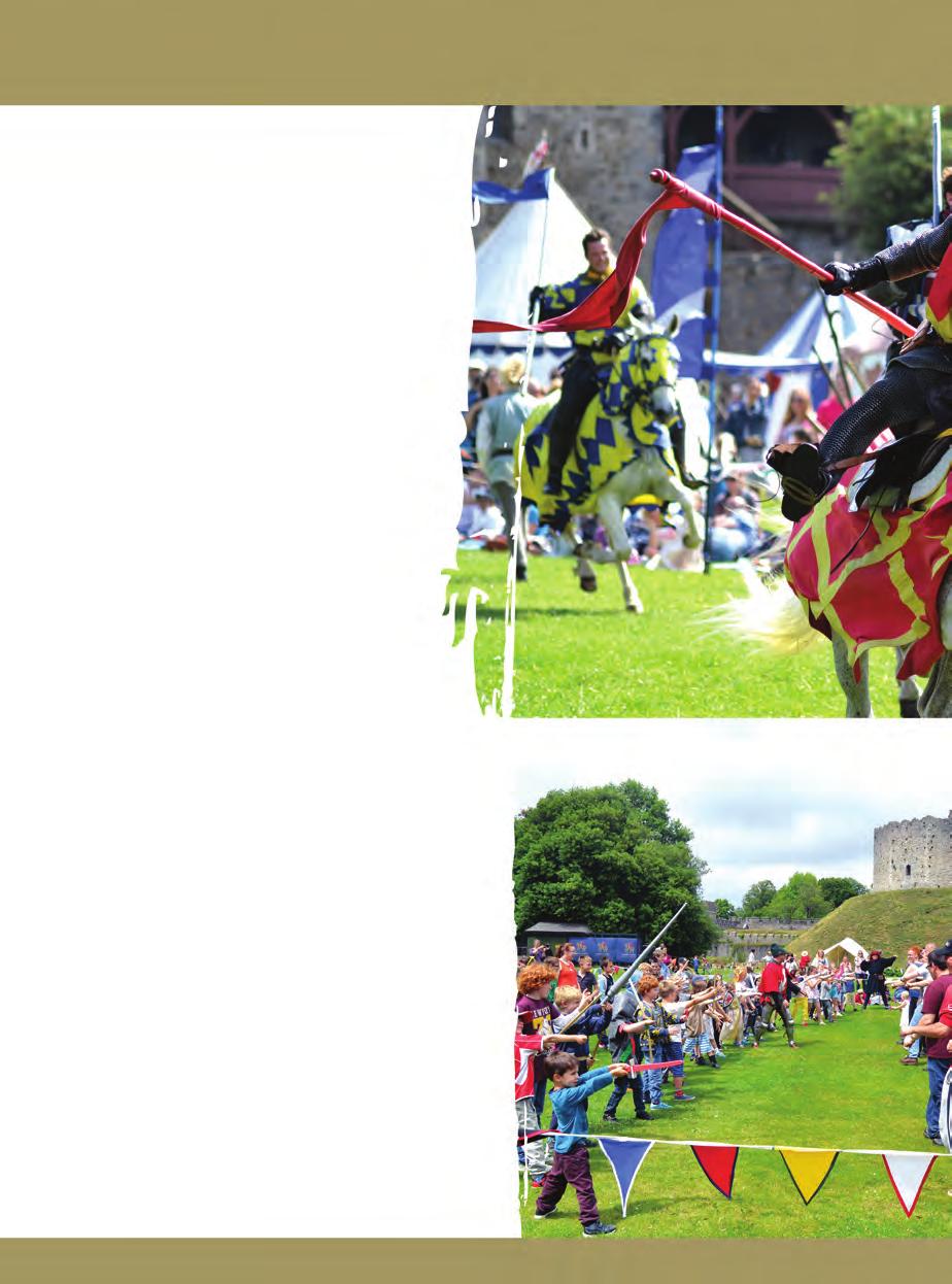 JUNE Sat 18 & Sun 19 June 10am - 5pm Joust! All the pomp and pageantry of a medieval joust complete with fanfares, parades, galloping horses, stunts, falls and fights.