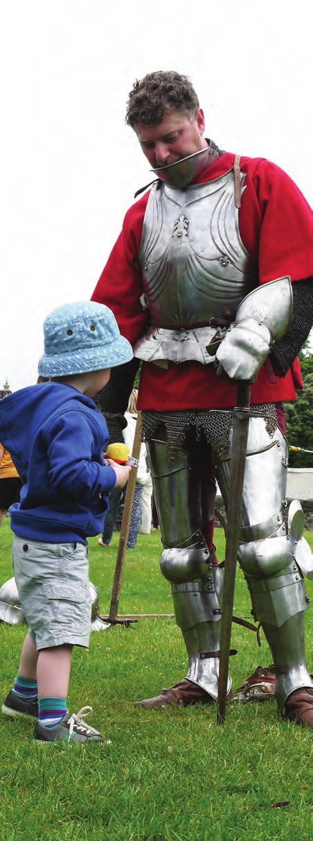 A packed programme lies ahead, with jousting and medieval mayhem, action-packed activities for children, fascinating lectures, open air theatre and cinema under the stars.