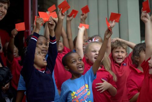 The greatest highlight of the day was the handing out of the red envelopes, where each pupil received lucky money in the