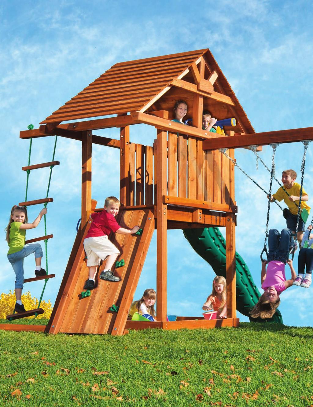 Our swing sets will stand the test of time and deliver years of healthy, imaginative play for your children or grandchildren! Why PlayNation?
