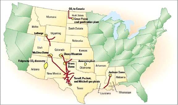 Expectations and Incentives Matter: The 1980s 2,500 North Dakota / Wyoming 3,900 miles of CO 2 pipeline built to date Miles of Large CO2 Pipelines by State and Decade of Construction 2,000 1,500