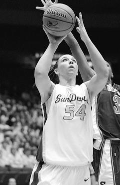 Single-Season Records Kristen Kovesdy owns three of ASU's top 10 single-season records for field goal percentage, including the top spot on the list when she was.613 from the field in 2004-05.