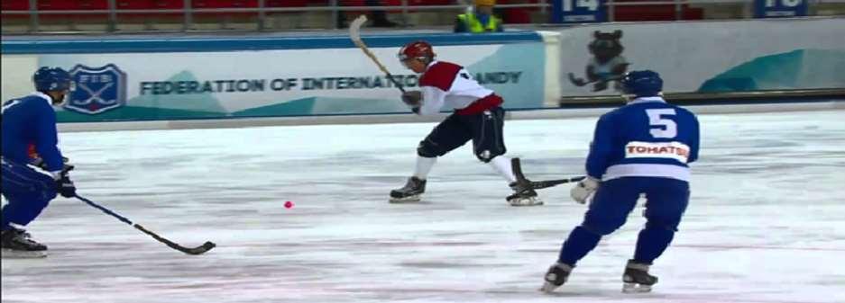 3. Bandy How to Play? Bandy Bandy is played by two teams, each having 11 players. The idea is to get the ball and direct it to the opponent s goal using bowed sticks.
