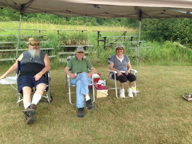 August 2018 the Ampeer Page 5 steaks. What a guy!!! Dave Stacer and Christine Myers helped to get everything set up under Dave s direction.