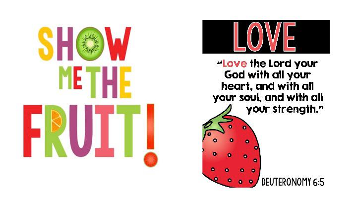 Look for a new Fruit of the Spirit focus each month.