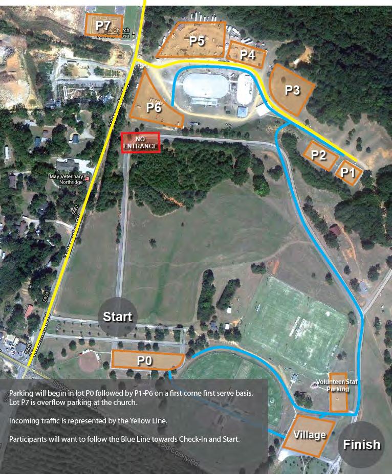 Race Day Parking Race Village The Color Run Race Village will be located on the south-east side of Sokol Park. The Color Run Store and the post race Festival will all be located at the Village.