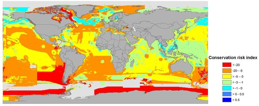 Conservation indices for all fish species, globally
