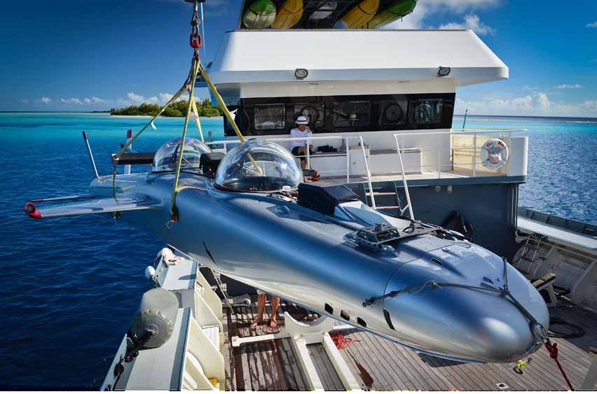 EASE OF OPERATIONS With their light weight and small footprint, DeepFlight submarines can readily operate from more yachts and shore bases than any other personal submarine on the market.