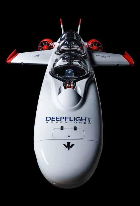 THE DEEPFLIGHT DIFFERENCE We set out from the beginning to create a fundamentally new type of personal submarine.