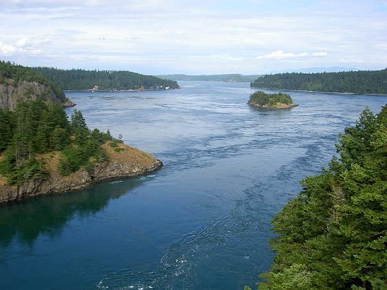from river mouth In areas of large tidal exchange, fast tidal currents, and/or turbulence 27 www.ocean.washington.