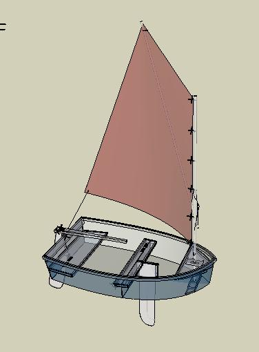 and Daggerboard Case Sides 48 Mast Step and