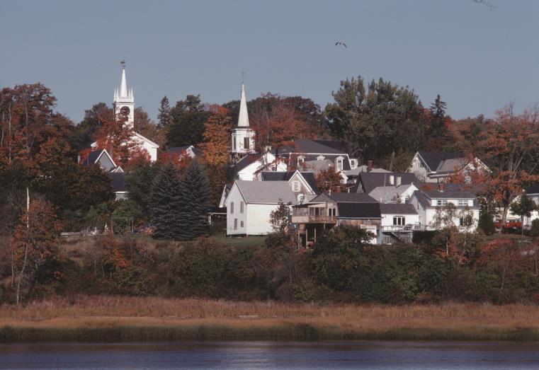 smaller in Penobscot Bay towns than in the